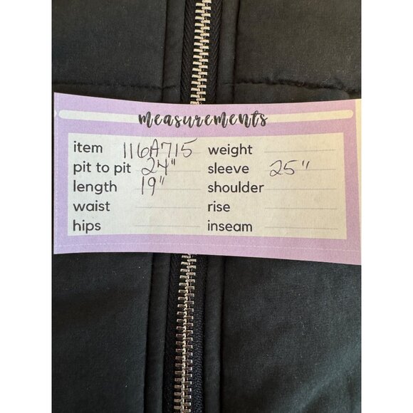 NWT PrettyLittleThing  Medium Black Puffer Jacket Polyester - Picture 12 of 12